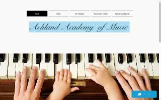 Ashland Academy of Music website
