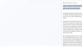 Austin Dental Associates website