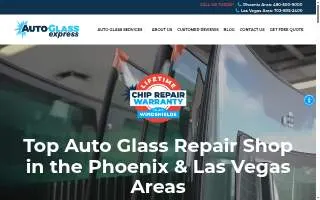 Auto Glass Express of Maplewood website