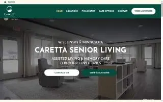 Caretta Senior Living - Maplewood website