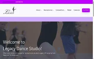 Legacy Dance Studio of Maplewood website