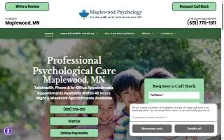 Maplewood Psychology website