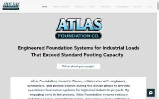 Atlas Foundation Company website