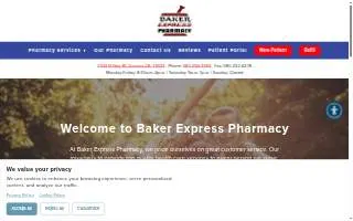 Baker Eyecare website