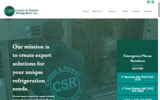 Carlson and Stewart Refrigeration website