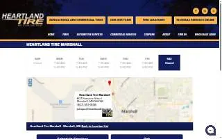 Heartland Tire website