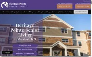 Heritage Pointe Senior Living website