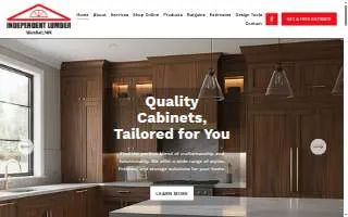 Independent Lumber of Marshall website