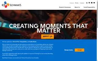 Schwan Food Co of Marshall website