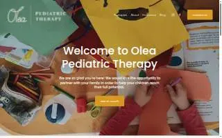 Olea Pediatric Therapy of Minneapolis website