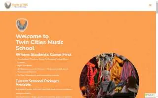 Zoom Twin Cities Music School website
