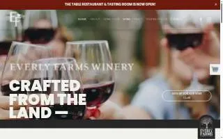 Everly Farms Winery website