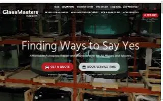Glass Masters Auto Glass of Hutchinson website