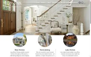 Lecy Bros. Homes & Remodeling website