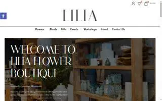 LILIA Flower Boutique of Minnetonka website
