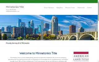 Minnetonka Title website