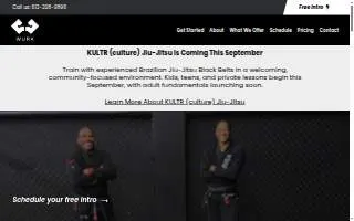 Wurk Gym website
