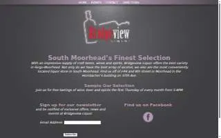 Bridgeview Liquors website
