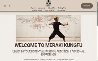 Meraki Kungfu website