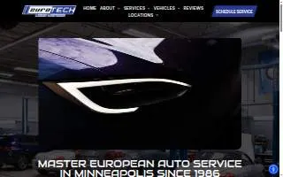Eurotech Auto Service of New Brighton website