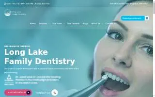 Long Lake Family Dentistry of New Brighton website