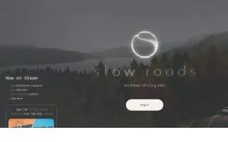Slow Road Photo website