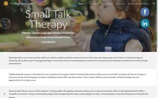smallTALK Therapy, LLC of New Brighton website