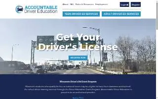 Accountable Driver Education/ Safety & Respect Driving School website