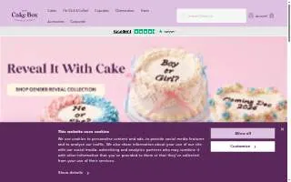 Cake Box website