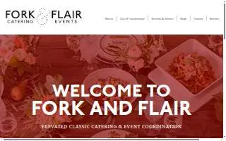 Fork & Flair Catering of New Hope website