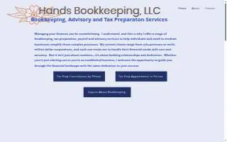 H&S Bookkeeping website