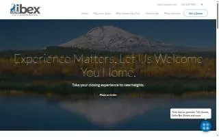 Ibex Title Corporation website