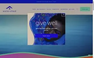 Watershed Spa website