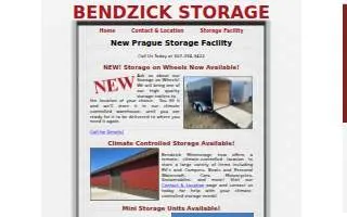 Bendzick Mini Storage website