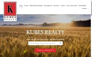 Kubes Realty website