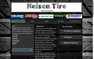 Neisen Tire Sales & Service website