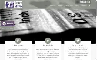 Select Metrix website