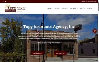 Tupy Insurance Agency, Inc. website