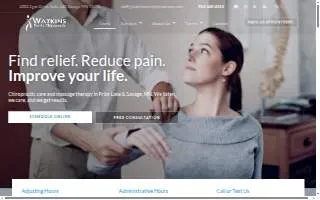 Watkins Family Chiropractic website