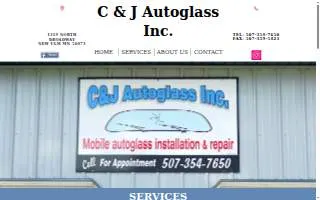 C & J Autoglass Inc website
