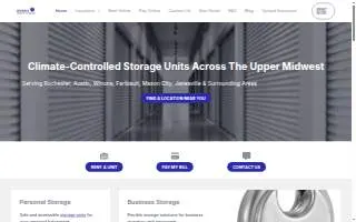 Midwest Indoor Storage - New Ulm website