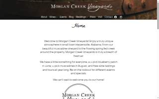 Morgan Creek Vineyards and Winery