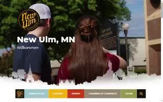 New Ulm Area Chamber of Commerce & Visitor Center website