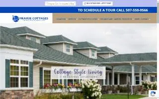 Prairie Senior Cottages of New Ulm website