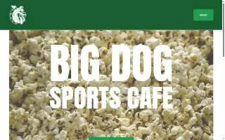 Big Dog Sports Cafe website