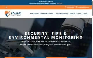 Hawk Alarm Systems, Inc. website