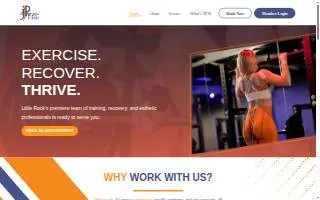 JP Fitness website