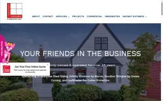 Lacina Siding & Windows Inc website