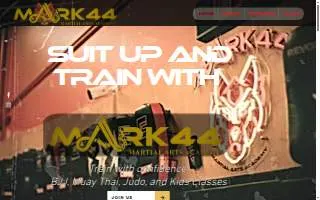 Mark44 Martial Arts Academy website