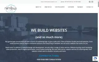 Nimbus Studios website